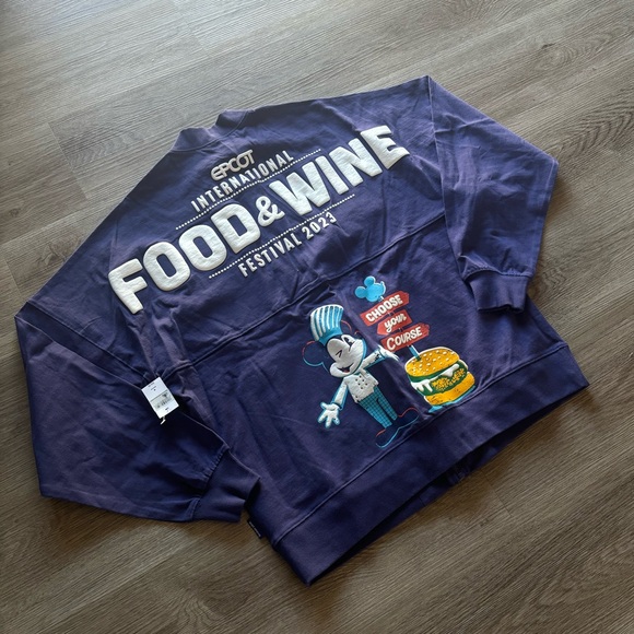 NEW Disney Epcot Food & Wine Festival 2023 Full Zip Spirit Jersey - Picture 4 of 9